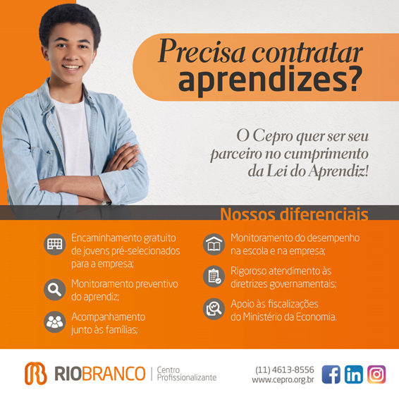 Precisa contratar aprendizes?